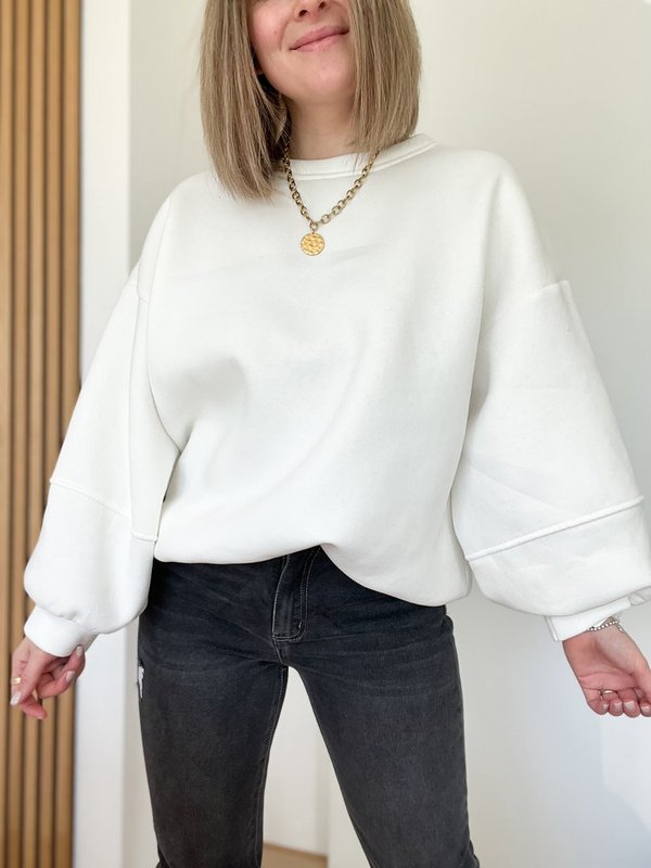 Sweater, Weiß